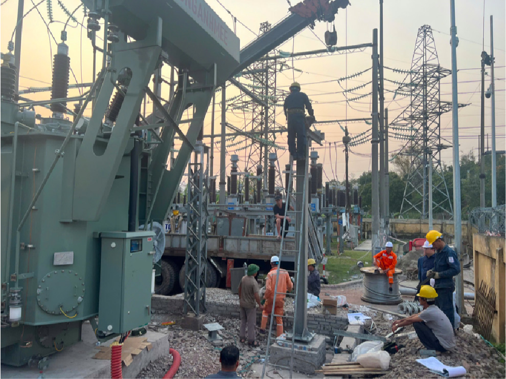 Nâng công suất MBA T1 Trạm 110kV Tiên Yên, Quảng Ninh
